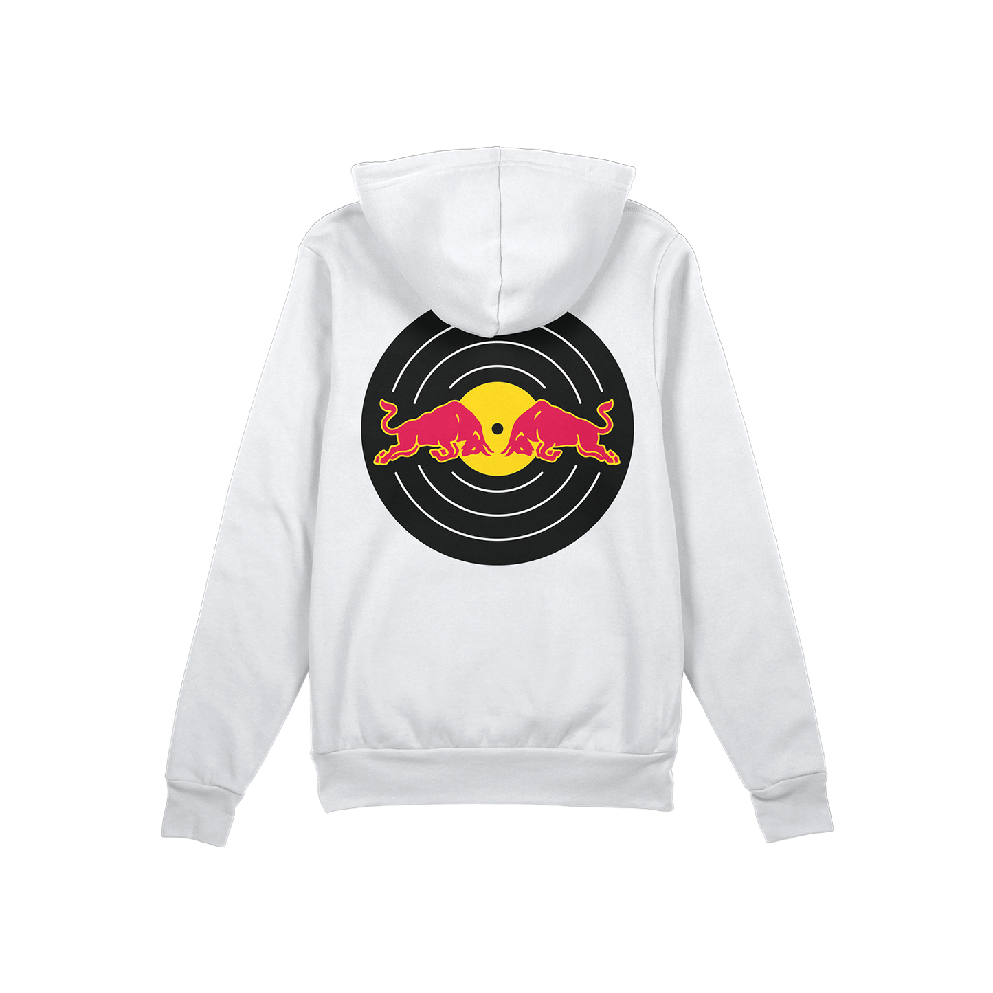 Red Bull Records - White Hoodie