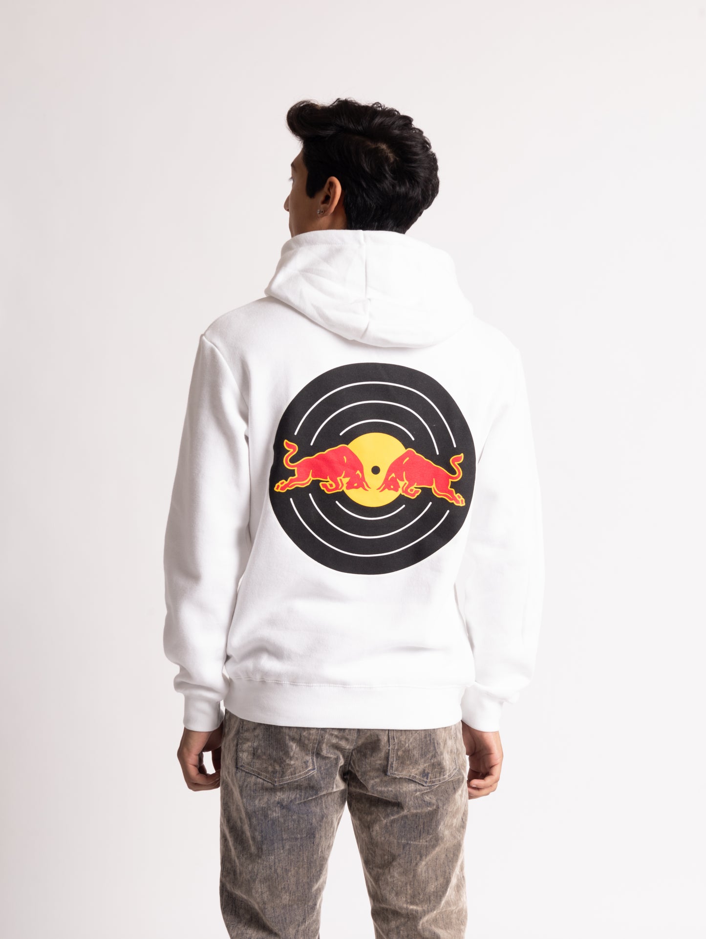 Red Bull Records - White Hoodie