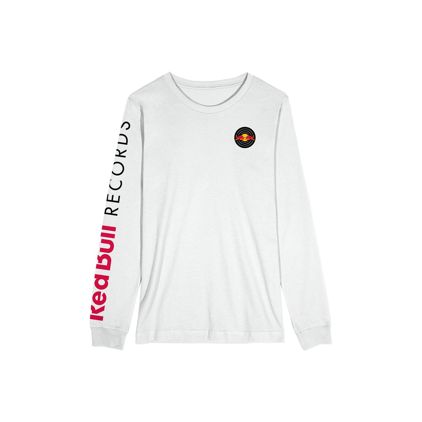 Red Bull Records - White Long Sleeve