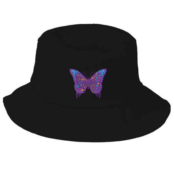 The Butterfly (Metamorphosis) Bucket Hat - BLACK