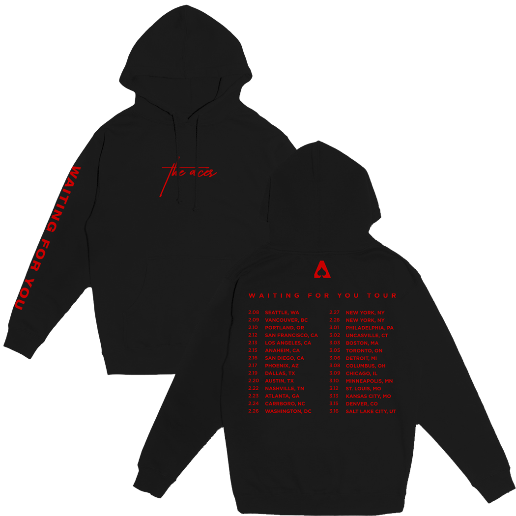 The Aces - Waiting For You Pullover Hoodie (Black)