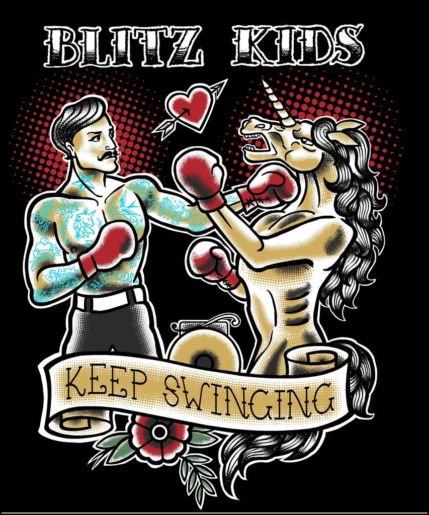 Blitz Kids - Keep Swinging T-Shirt