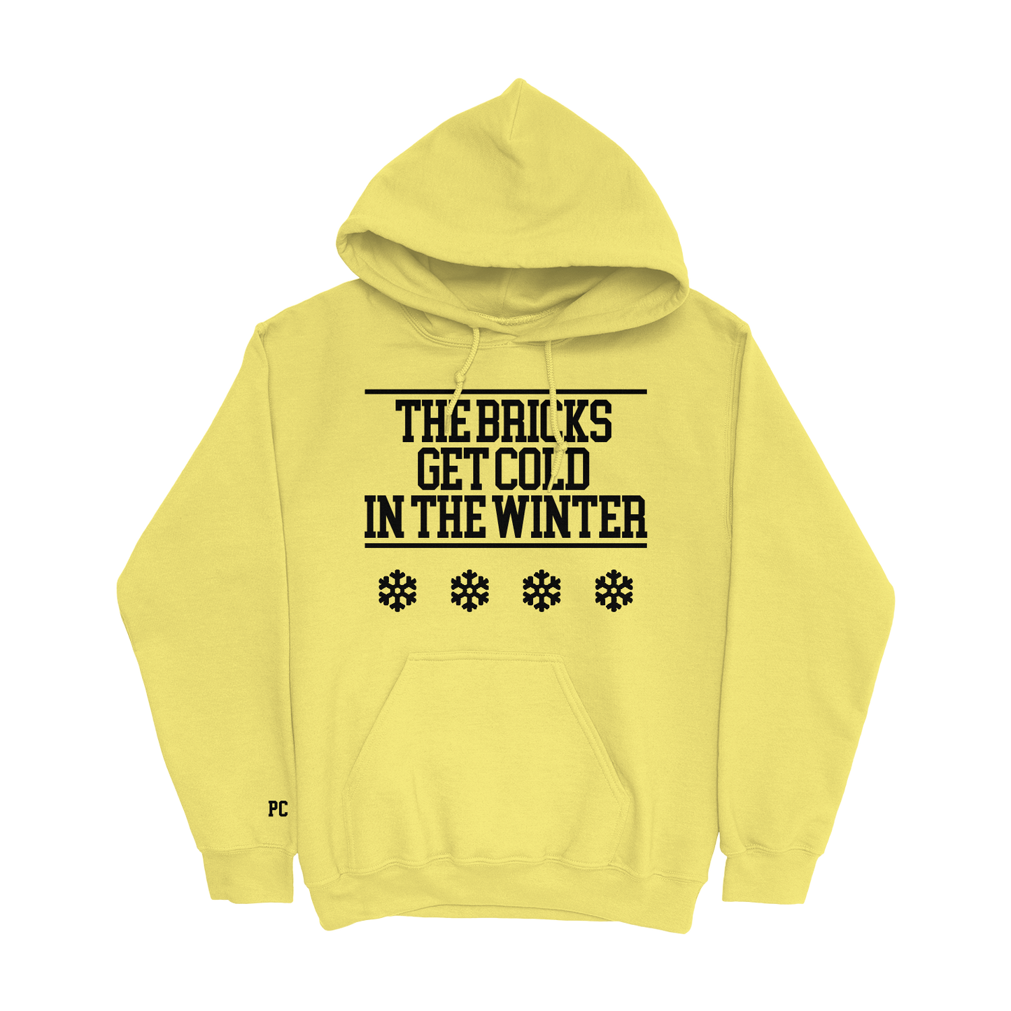 pineappleCITI - Winter Hoodie - Yellow