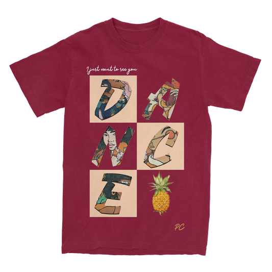pineappleCITI - Dance Tee - Burgundy