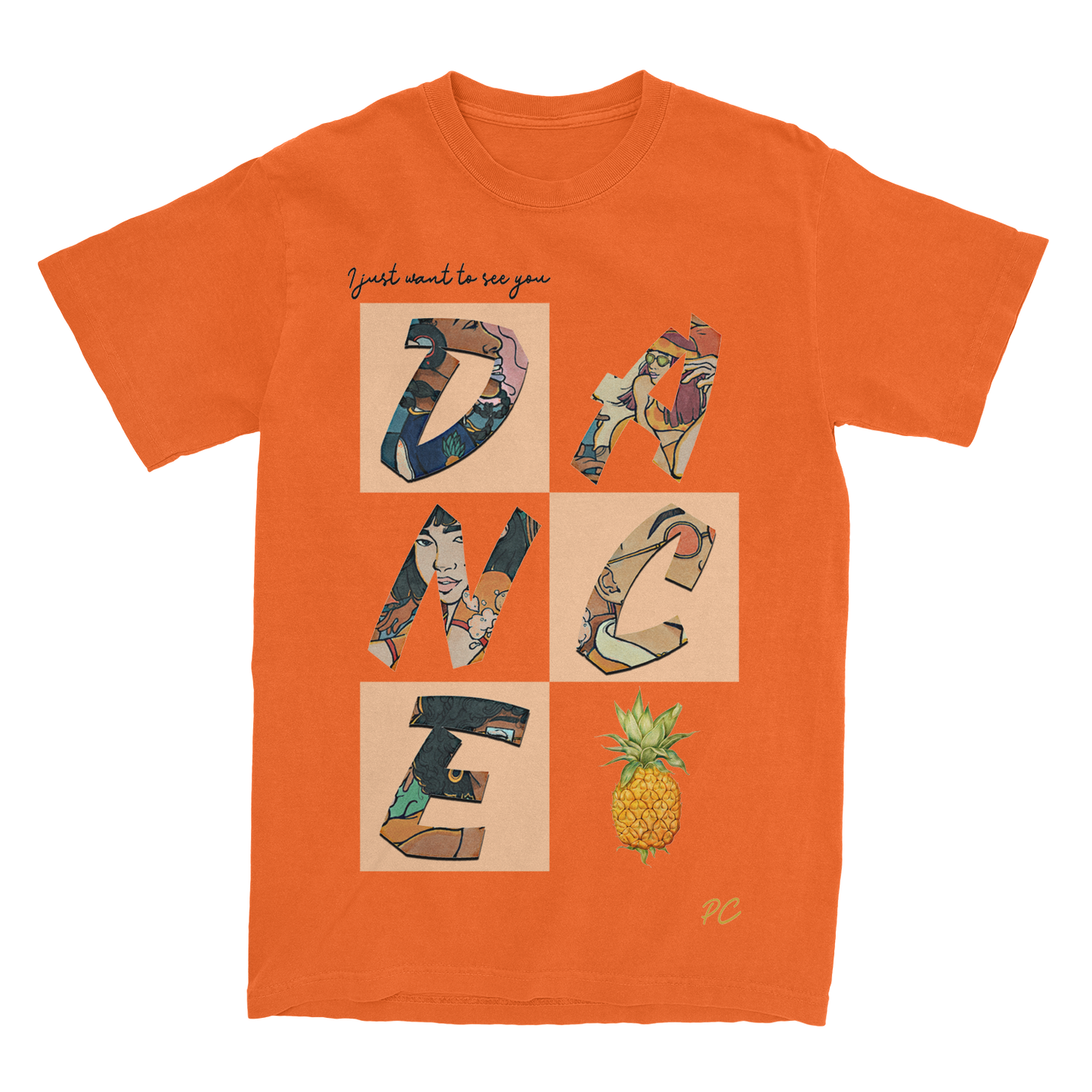 pineappleCITI - Dance Tee - Orange
