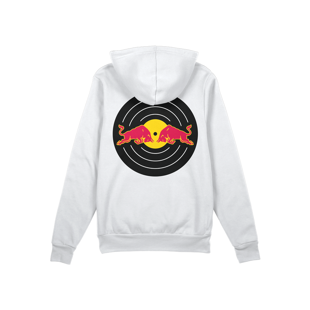Red Bull Records White Hoodie