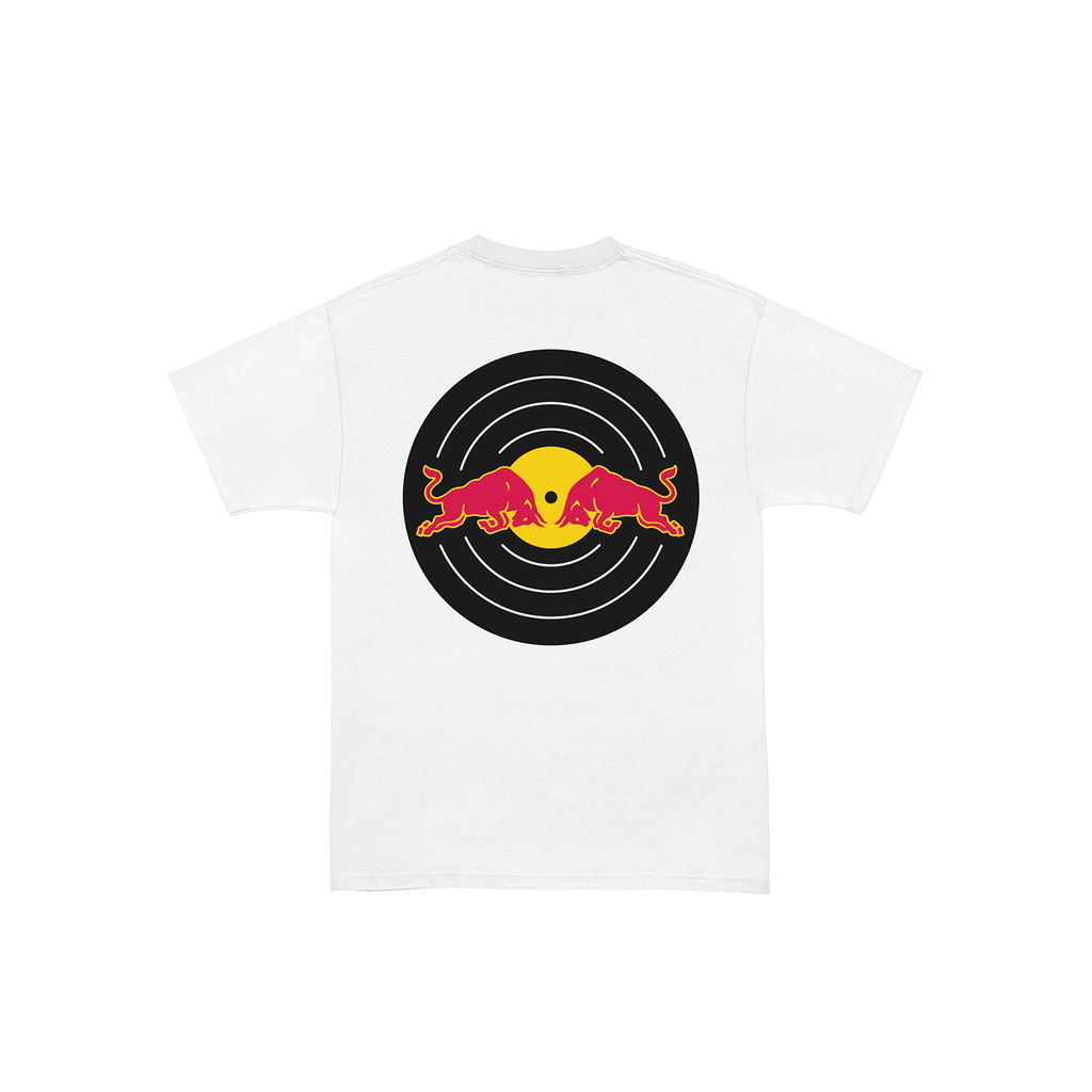 Red Bull Records White Tee