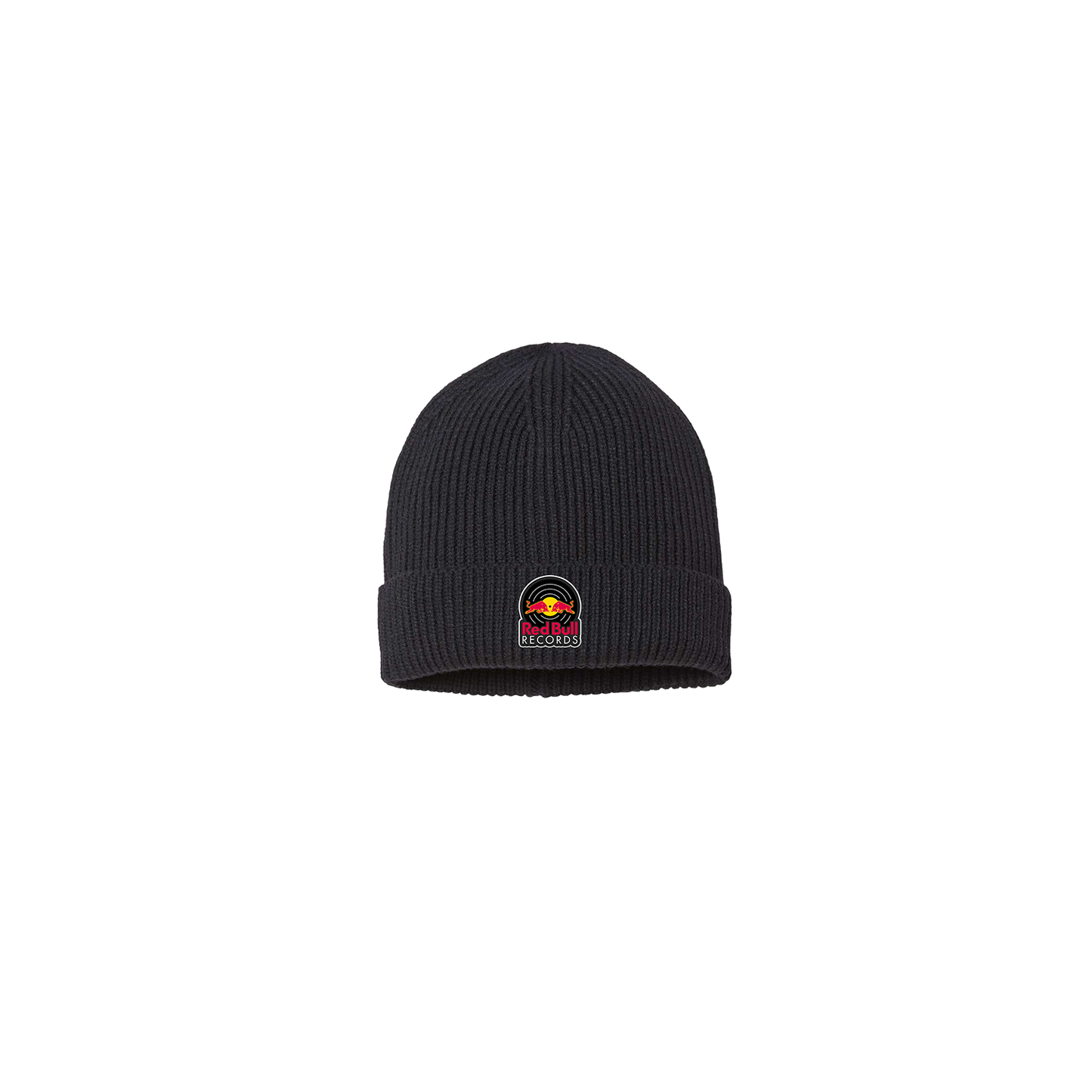 Red Bull Records Patch Beanie - Black