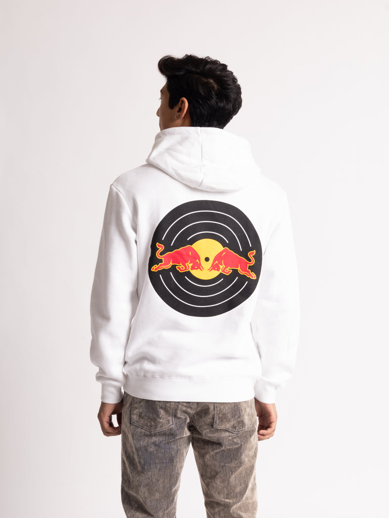 Red Bull Records White Hoodie