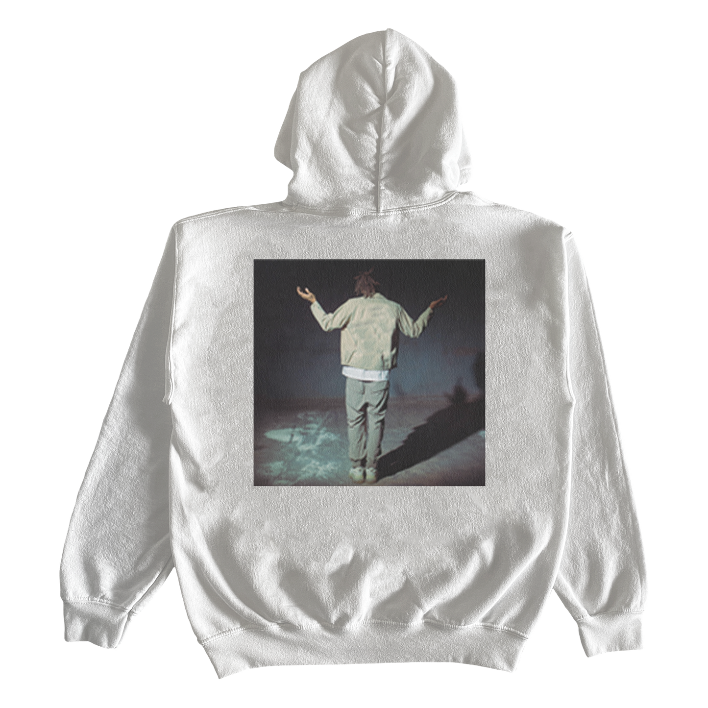 Kofi - Photo Hoodie - White