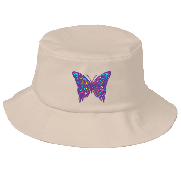 Peter $un - The Butterfly (Metamorphosis) Bucket Hat - NATURAL