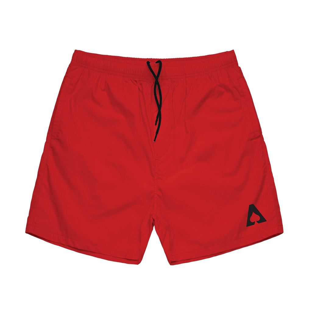 The Aces - Red Logo Shorts