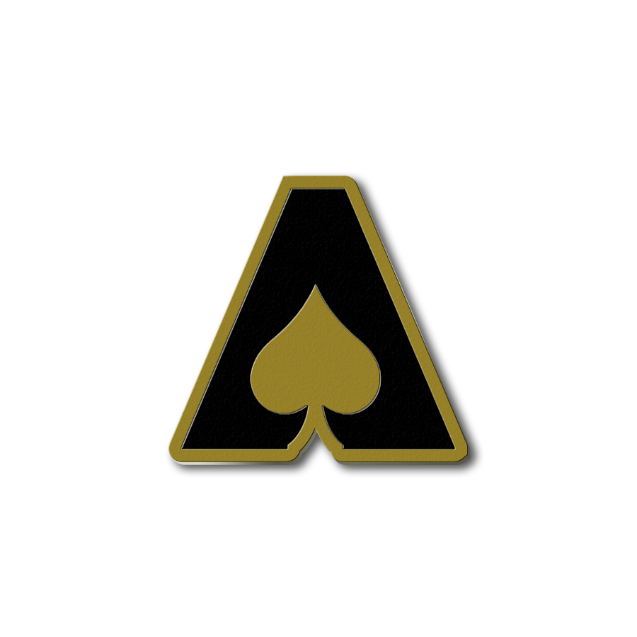 The Aces - Logo Enamel Pin (Gold)