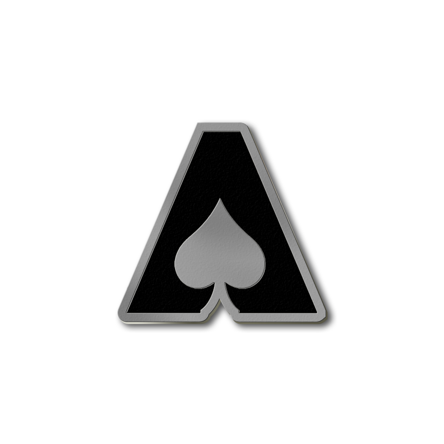 The Aces - Logo Enamel Pin (Silver)