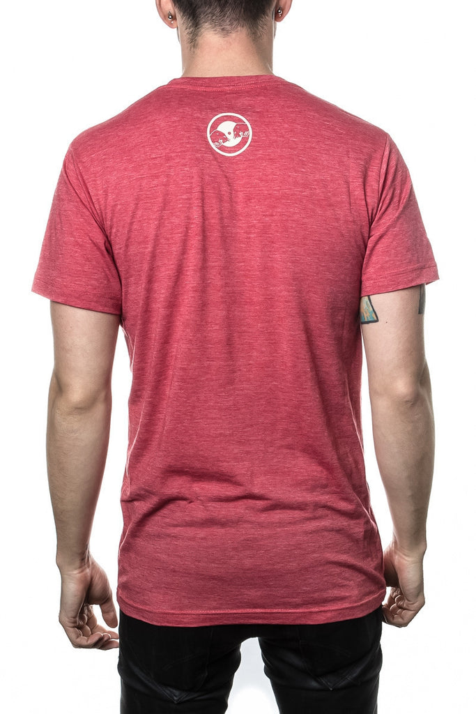 Machine Seal T-Shirt (Red Heather)