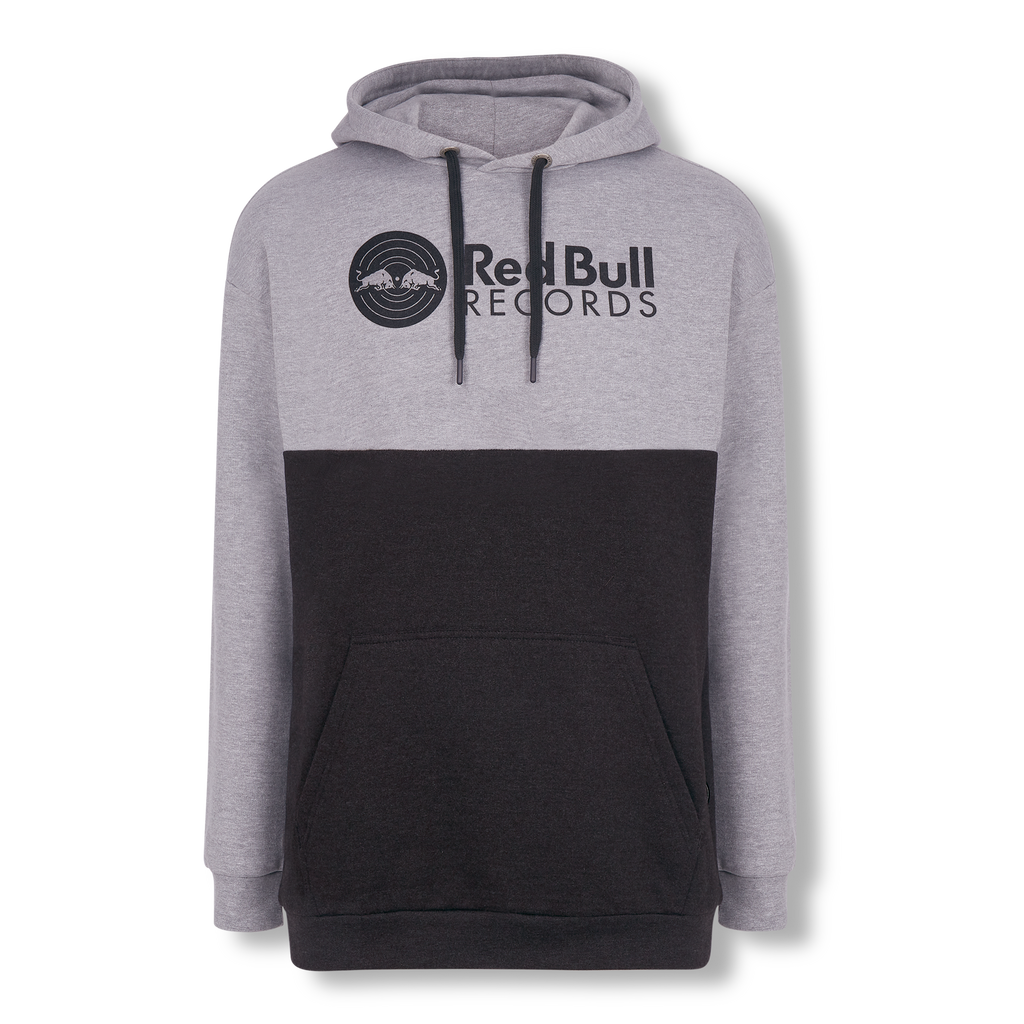grey red bull hoodie