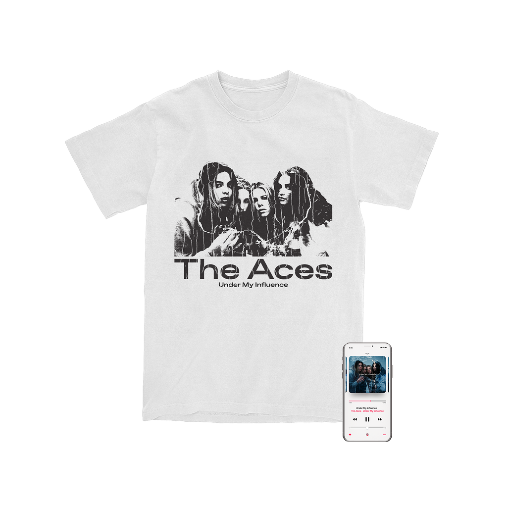 The Aces - Under My Influence Digital Album/T-Shirt Bundle