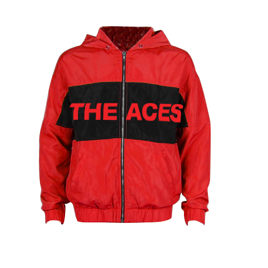 The Aces - Red Logo Windbreaker