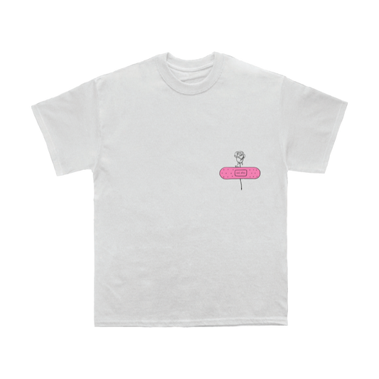 Sad Alex - White Rose Print Tee